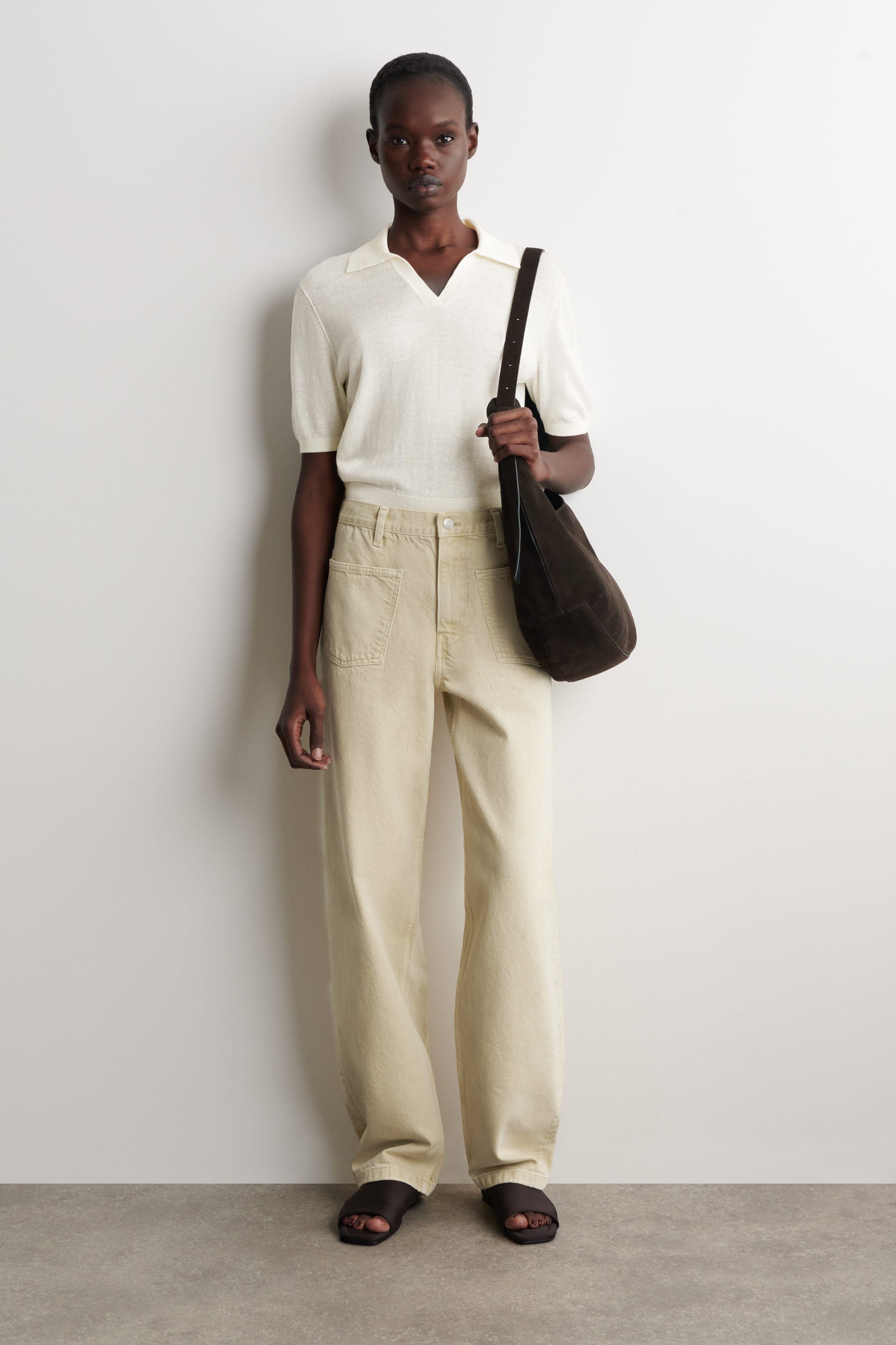 Knitted Linen-Merino Polo Shirt - image 2