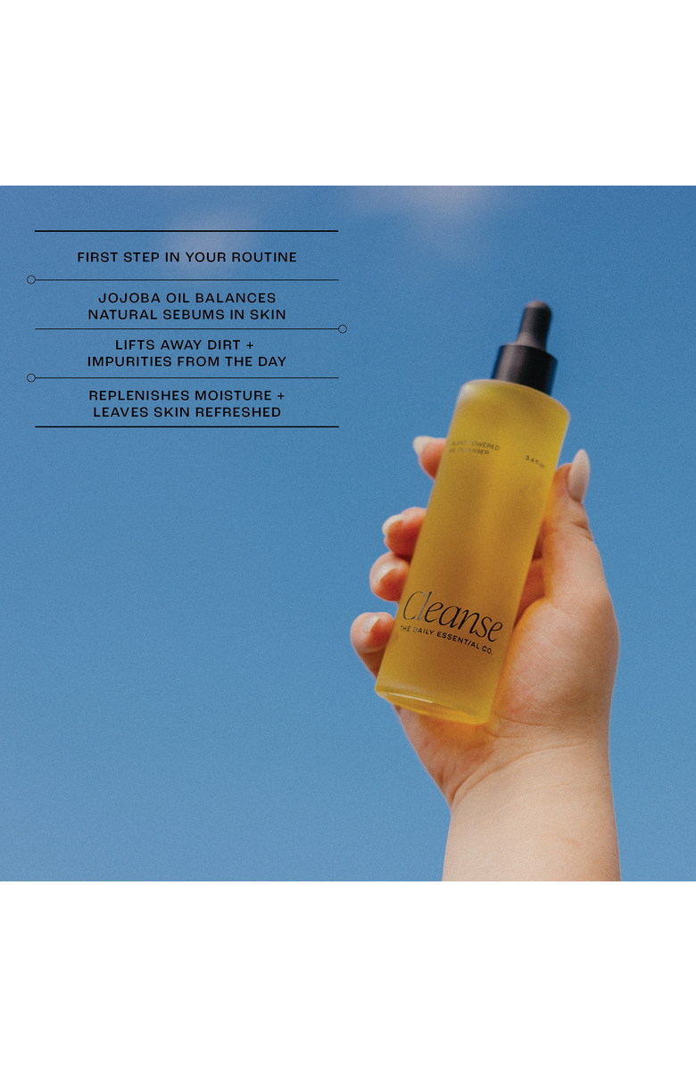 The Daily Essential Co Cleanse // Facial Oil Cleanser, Alternate, color, 100Ml