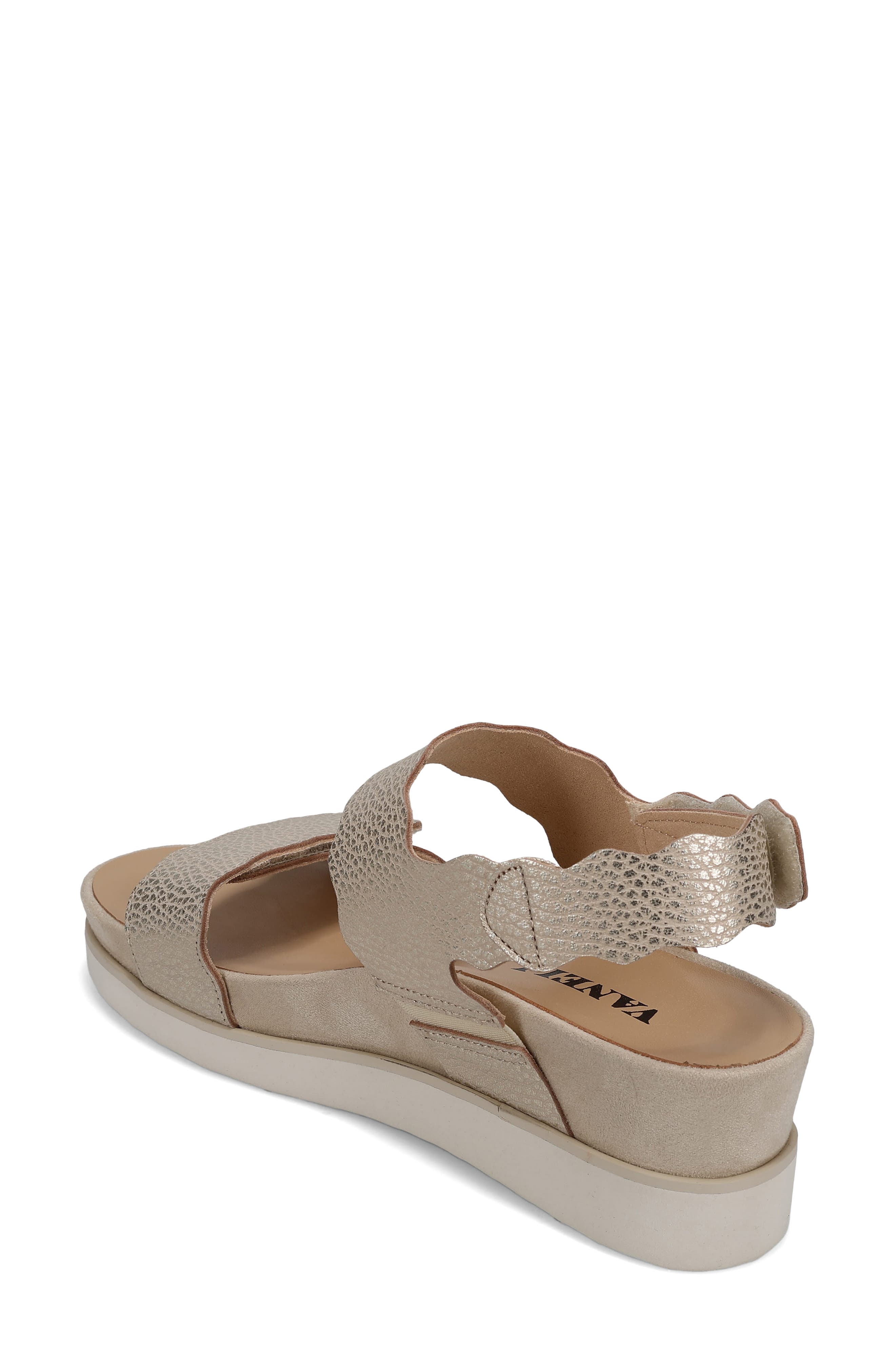 VANELi Ulani Platform Wedge Sandal, Alternate, color, Platino