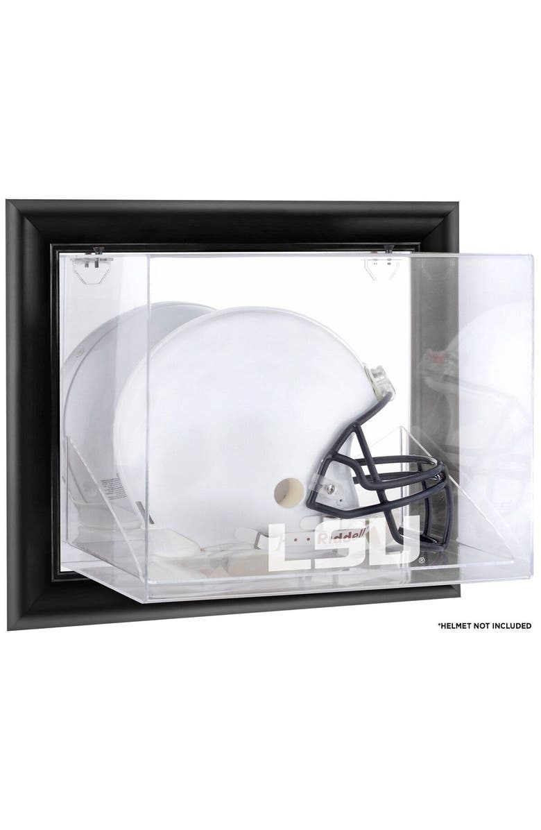 FANATICS AUTHENTIC LSU Tigers Black Framed Wall Mounted Helmet Display Case, Main, color, 