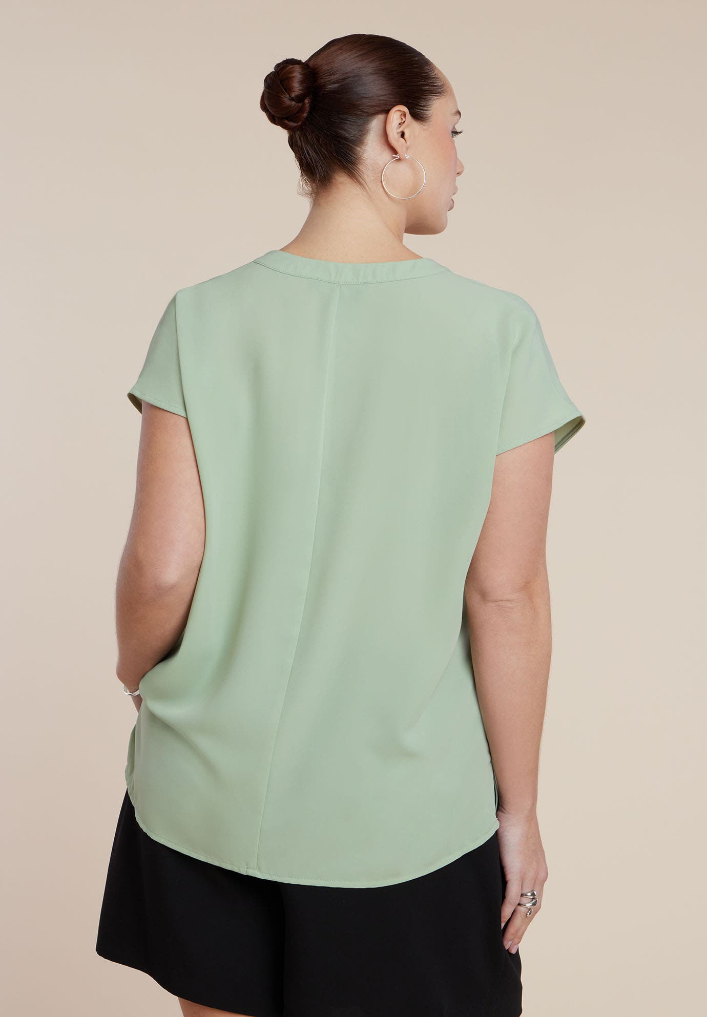 Notch Collar Blouse - image 4