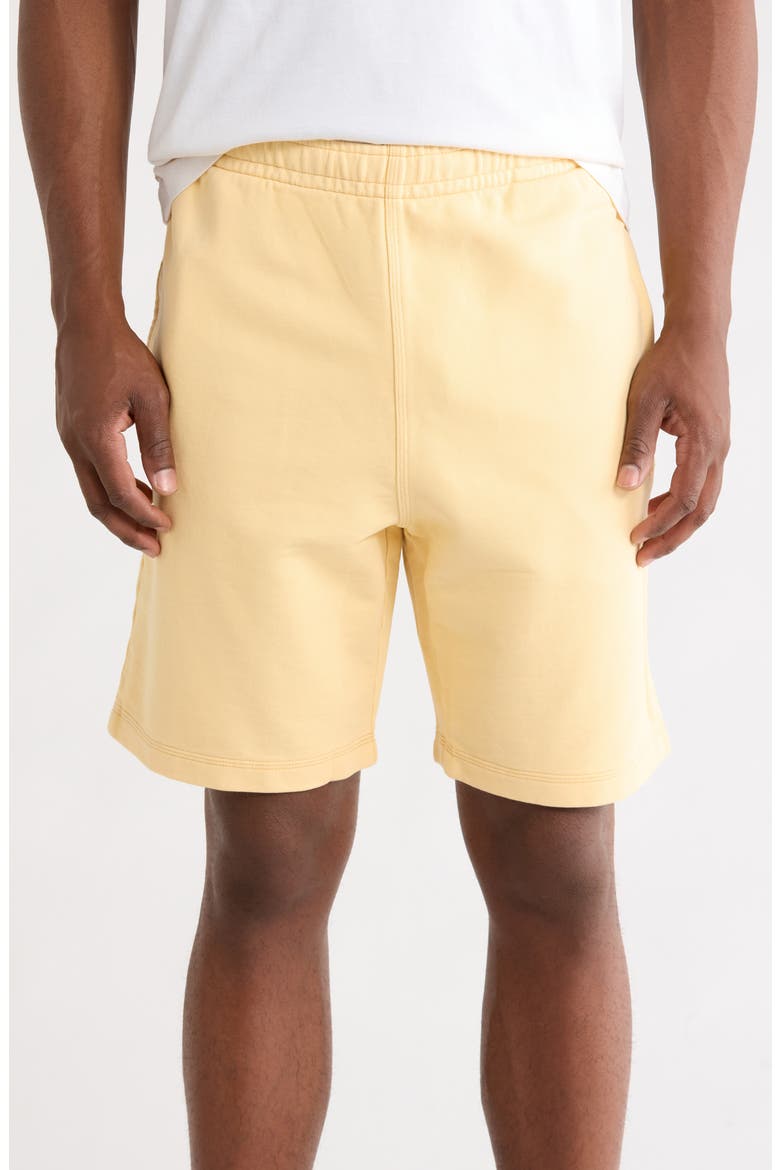 Cotton Pull-On Shorts, Main, color, ECO YELLOW