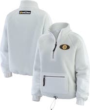 WEAR by Erin Andrews Women's WEAR by Erin Andrews Gray Boston Bruins Polar Fleece Quarter-Zip Jacket