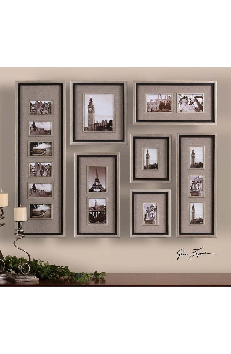 Uttermost Massena Set of 7 Picture Frames, Alternate, color, 