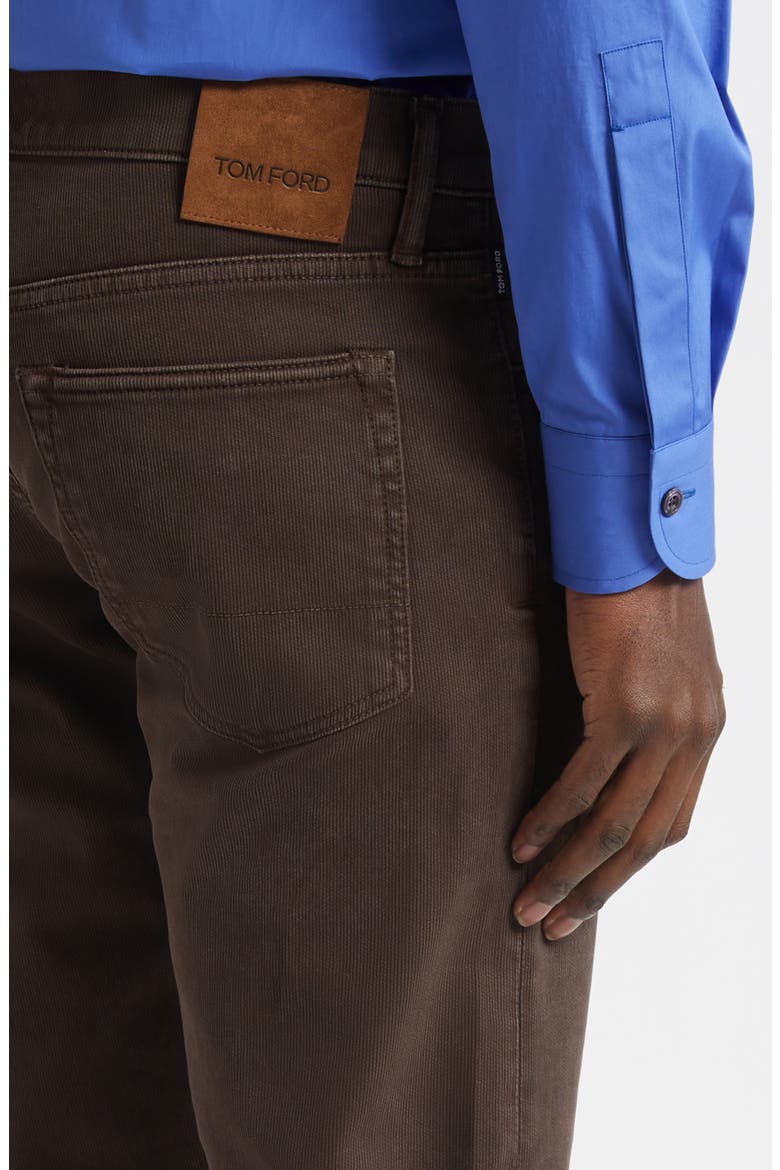 Western Corduroy Straight Leg Jeans, Alternate, color, DARK CHOCOLATE