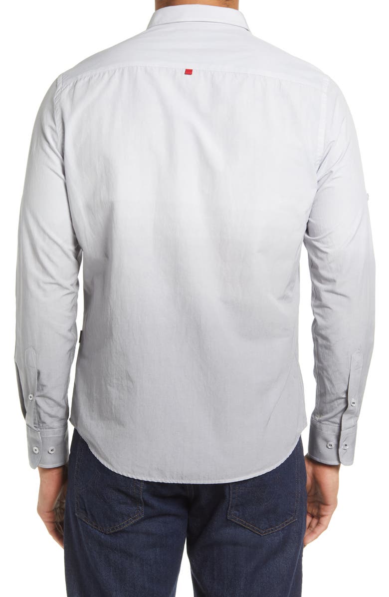 Stone Rose Long Sleeve Stretch Button-Down Shirt, Alternate, color, White