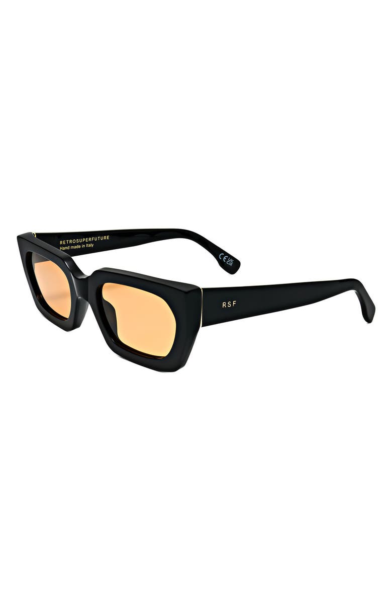 SUPER by RETROSUPERFUTURE<sup>®</sup> 54mm Rectangle Sunglasses, Alternate, color, Black