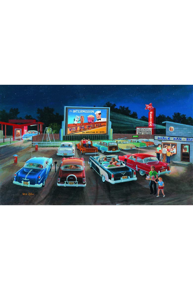 At the Movies 300 piece Jigsaw Puzzle for Adults, Alternate, color, Multicolor
