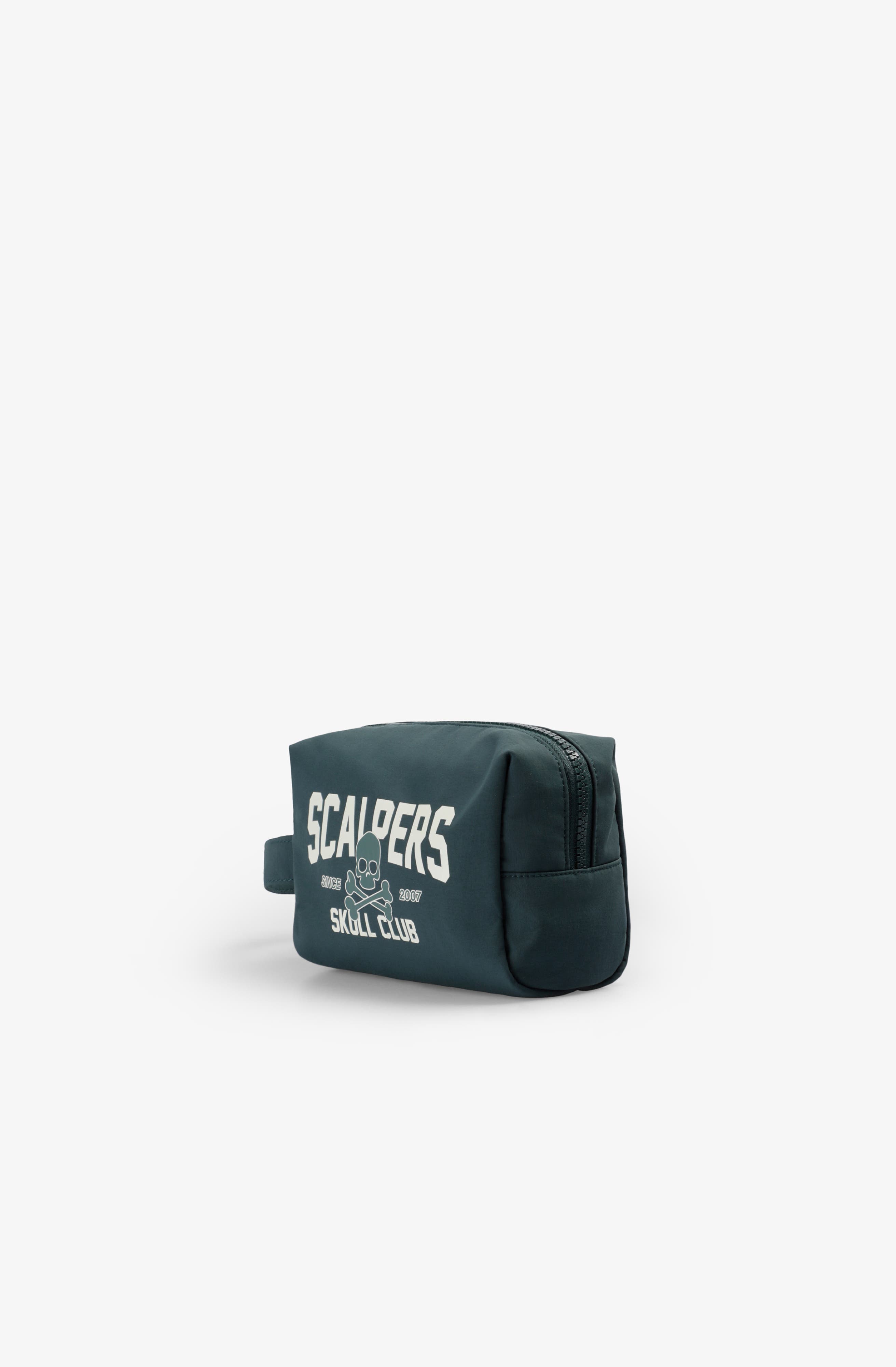 Scalpers Skull Club Toiletry Bag, Alternate, color, Duck