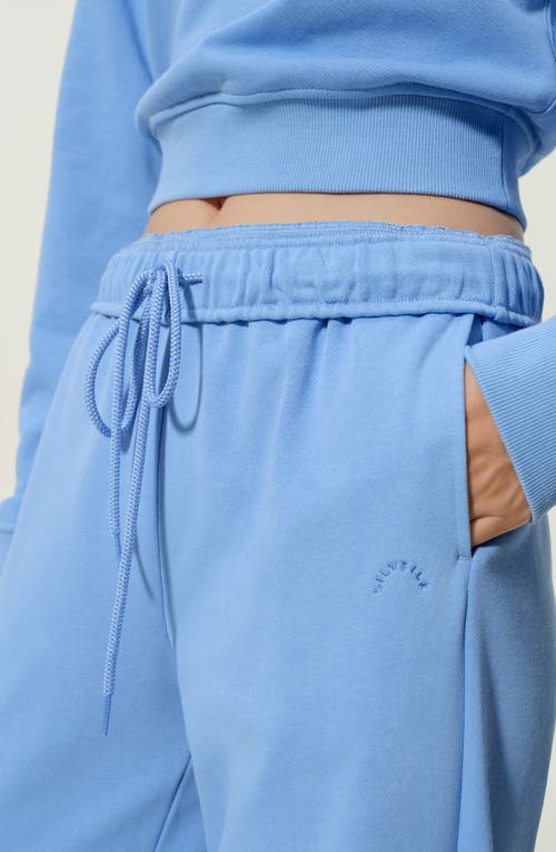 Lilysilk Seamflow Stride Sweatpants In Blue