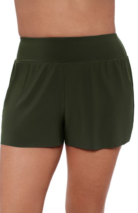 Beach Short High Waist Swimsuit Bottom