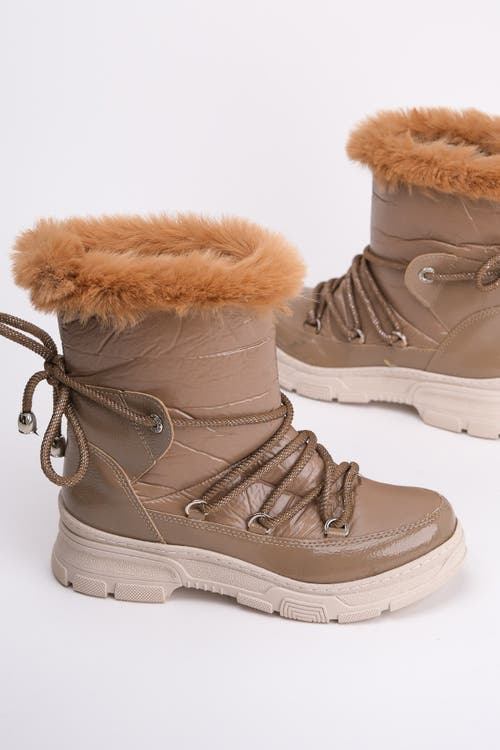 Prologue Shoes Rosie Fur Lined Boot In Multi