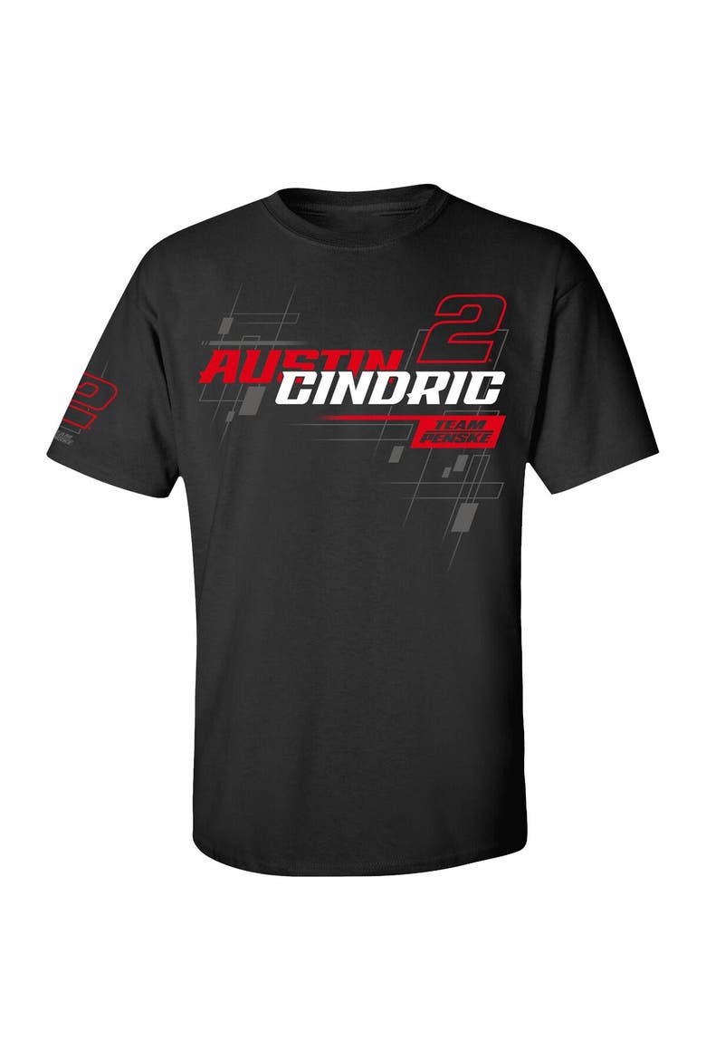 Men's Black Austin Cindric 3-Spot Lifestyle T-Shirt, Alternate, color, Black