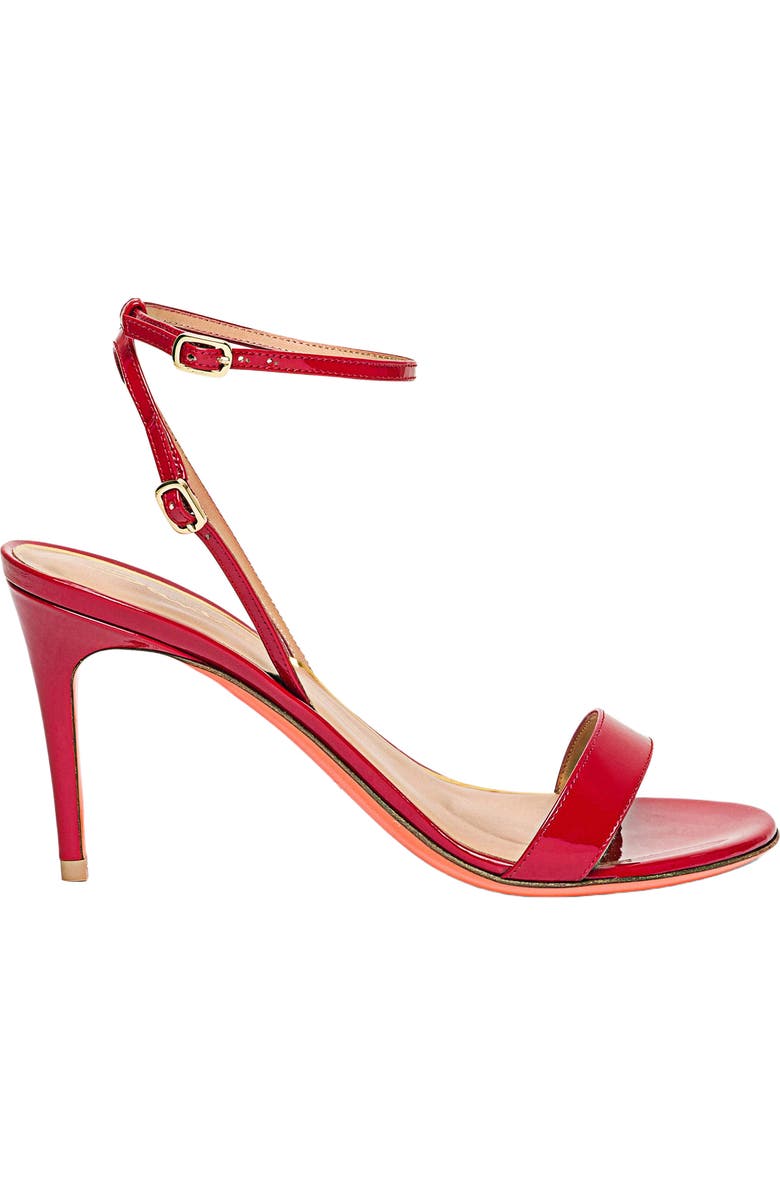 Santoni Patent leather high-heel sandal, Alternate, color,
