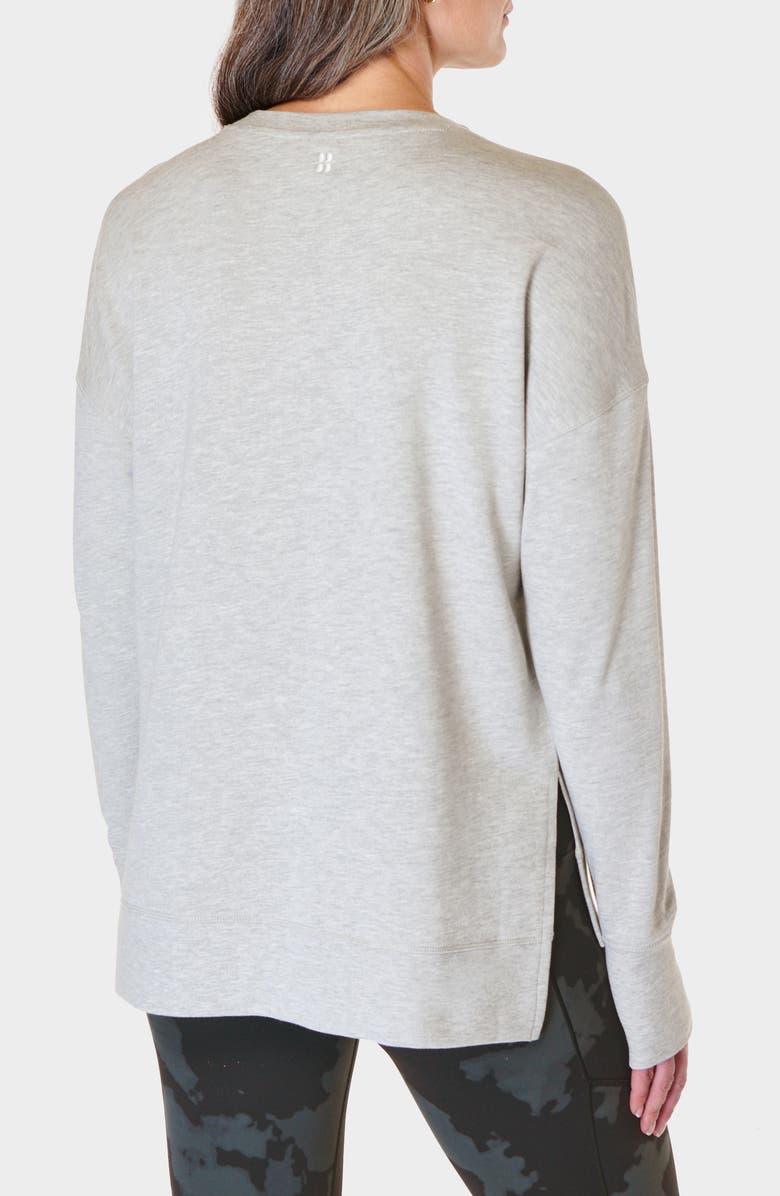 Sweaty Betty After Class Sweatshirt, Alternate, color, Light Grey