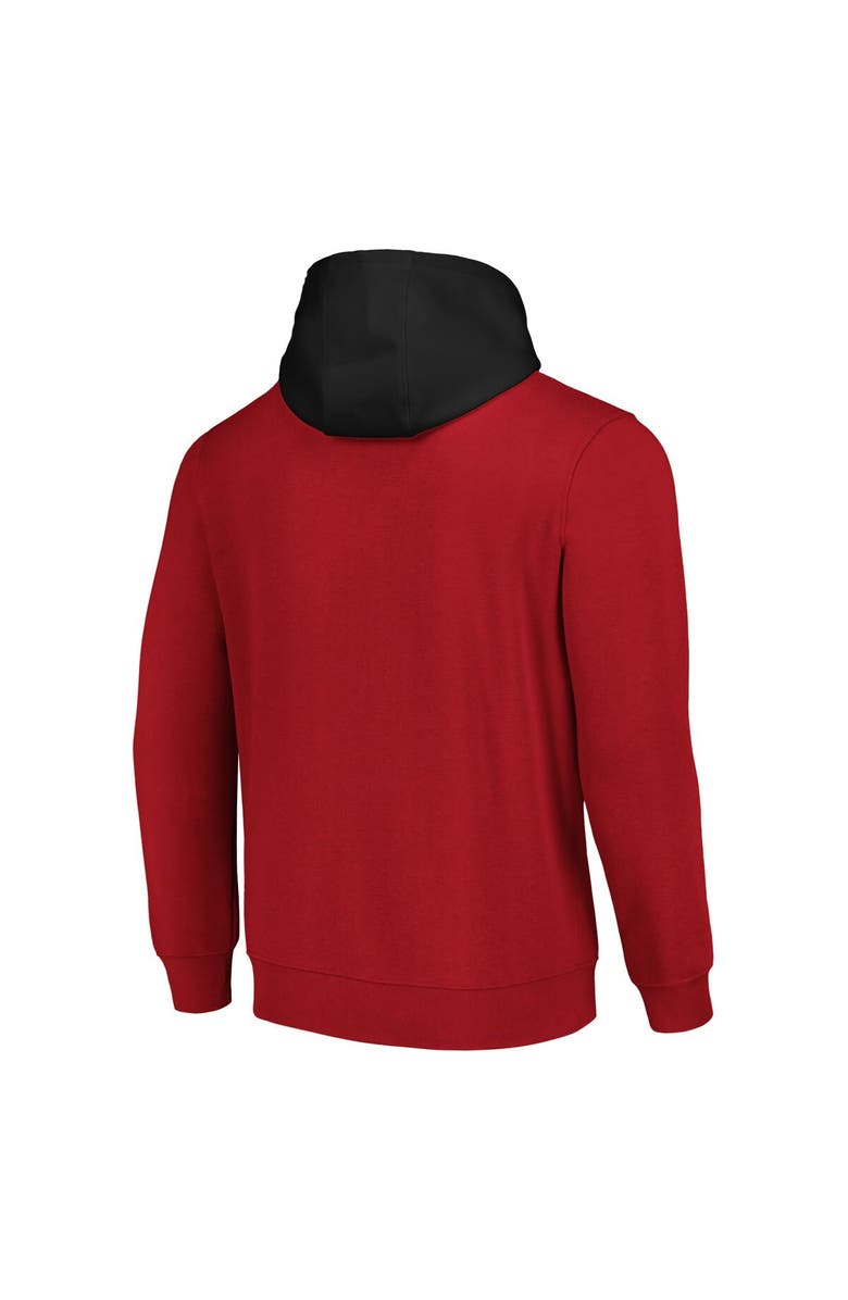 G-III SPORTS BY CARL BANKS Men's G-III Sports by Carl Banks Red Tampa Bay Buccaneers Colorblock Pullover Hoodie, Alternate, color,