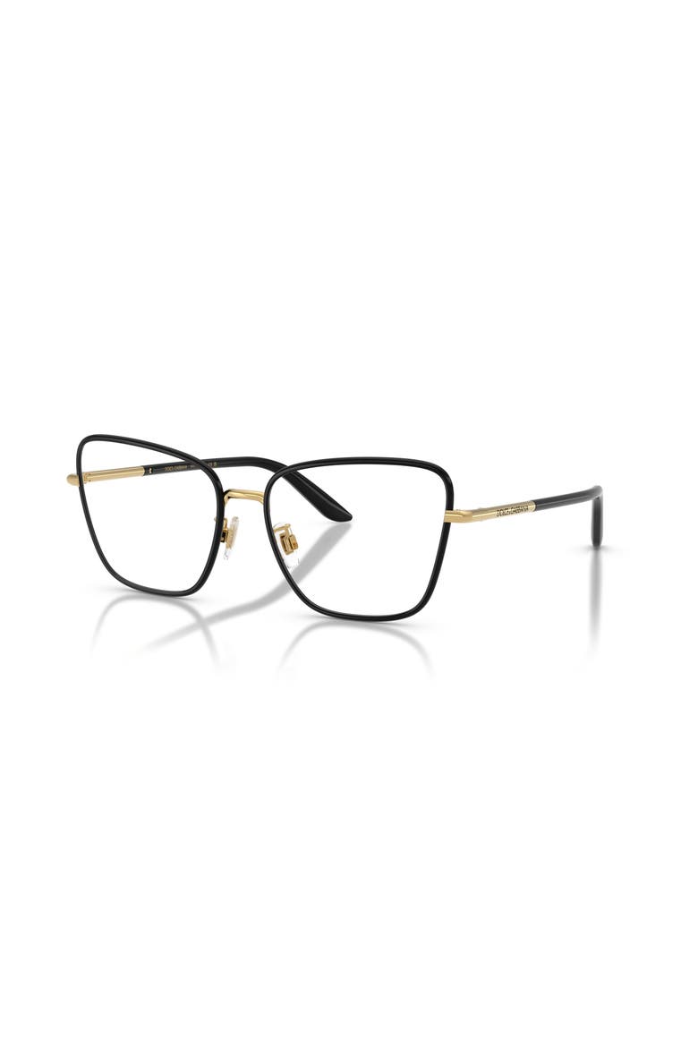 55mm Cat Eye optical glasses, Main, color, Black