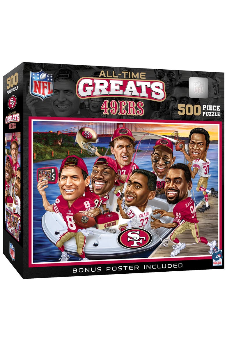 San Francisco 49ers 500 Piece Puzzle, Main, color, Multicolor
