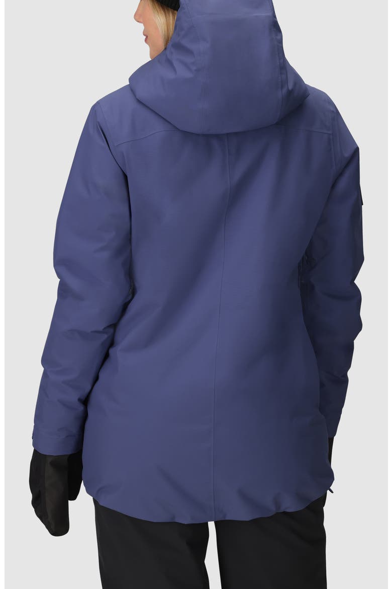 Snowcrew Waterproof Hooded Ski Jacket, Alternate, color, GALACTIC