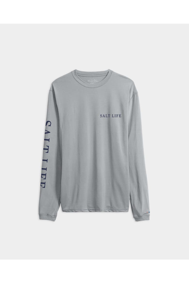 Canopy Performance Long Sleeve Tee, Main, color, Mist Grey Heather
