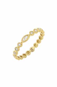 Bony Levy Monaco 18K Yellow Gold Diamond Stackable Band Ring