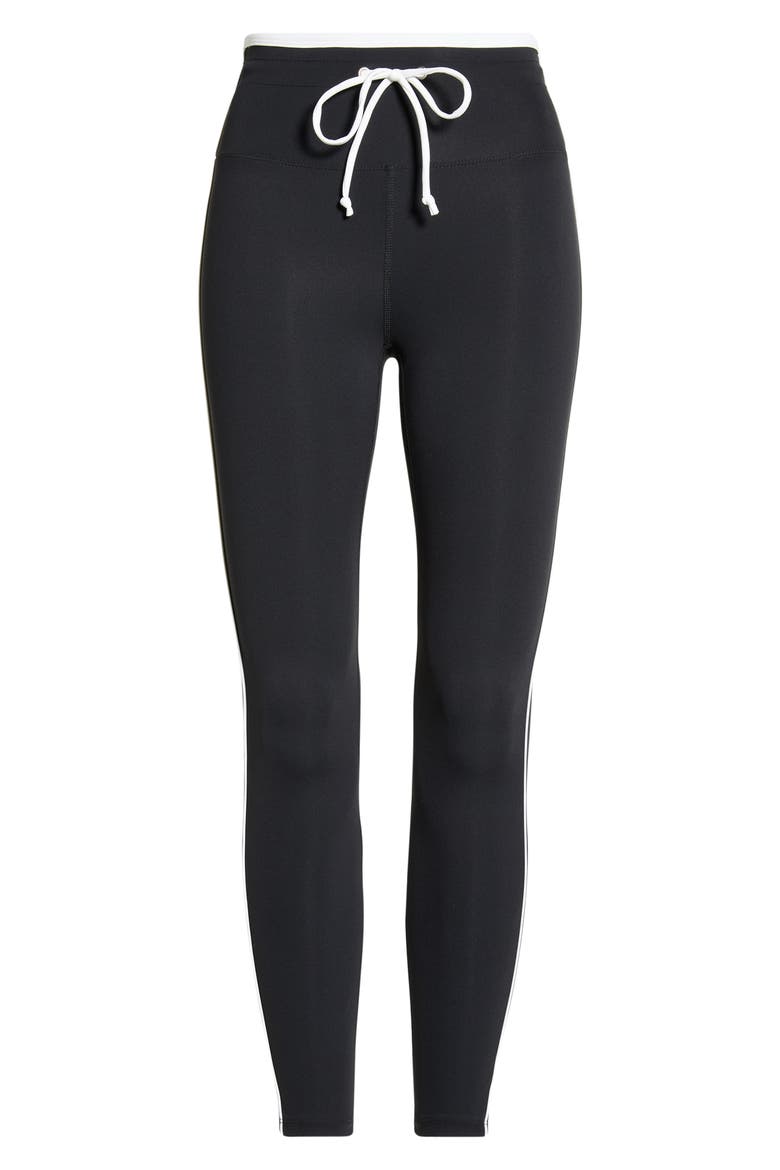 Sport Sprint Performance Leggings, Alternate, color, BLACK/WHITE