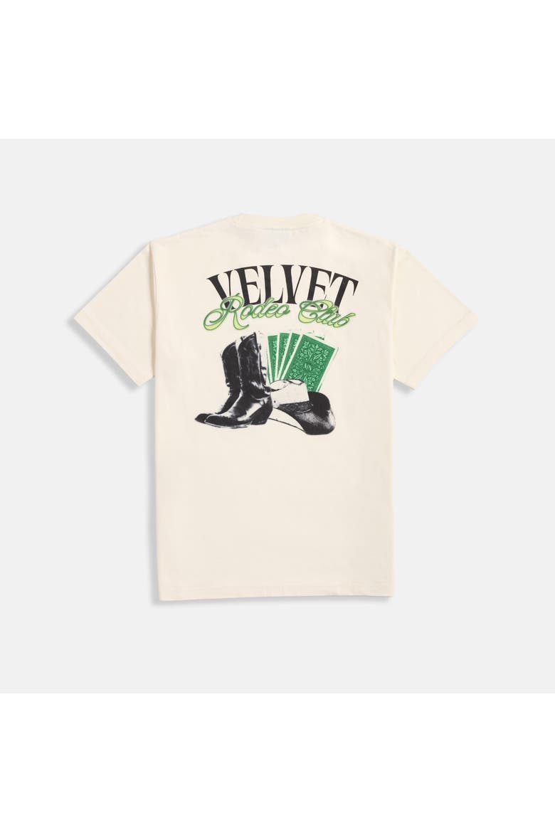 Velvet Rodeo Club Tee, Alternate, color, cream