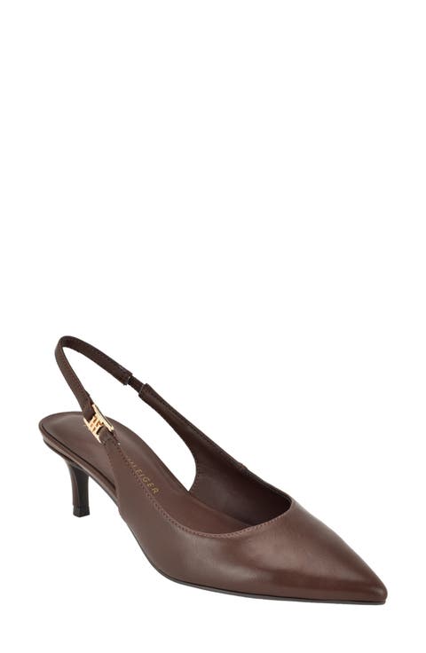 Tulley Faux Leather Slingback Pump