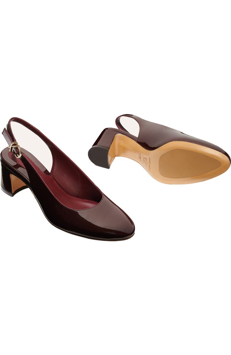 MARGAUX The Cluny Slingback, Alternate, color, Burgundy Patent