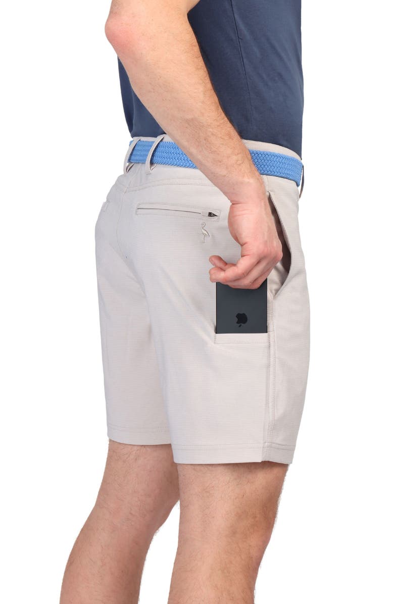 TailorByrd Grid Performance Shorts, Alternate, color, Stone