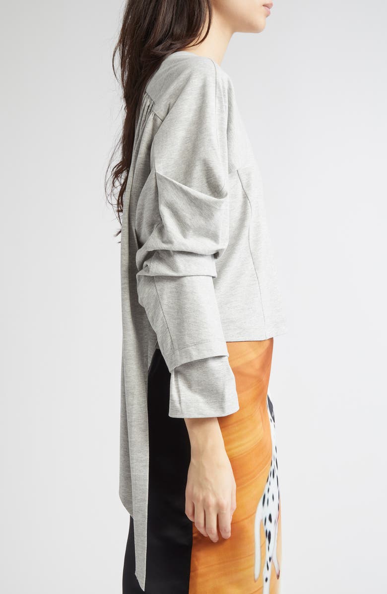 Ashley Williams Wing Heathered Cotton Top, Alternate, color, 