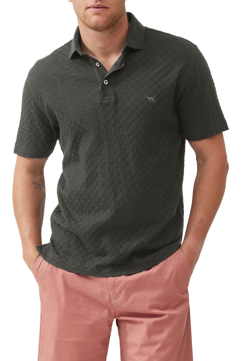 Huntsbury Texture Polo, Main, color, OLIVE