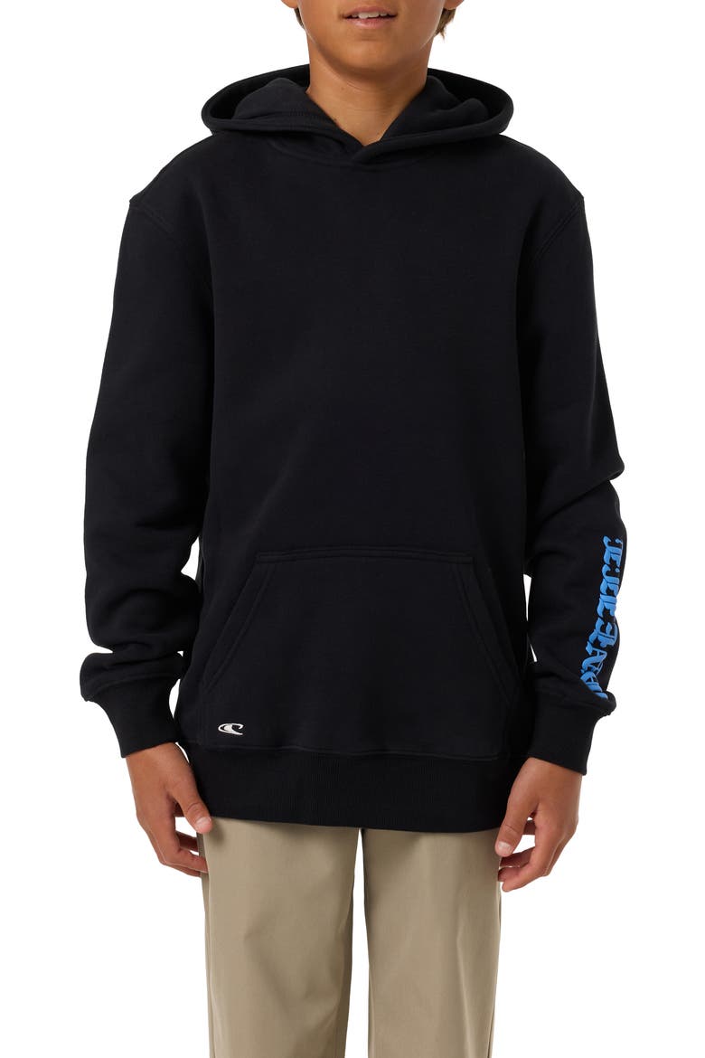 Kids' Isolate Classic Fleece Hoodie, Main, color, BLACK