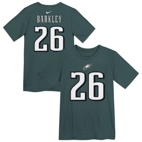 Preschool Nike Saquon Barkley Midnight Green Philadelphia Eagles Player Name & Number T-Shirt