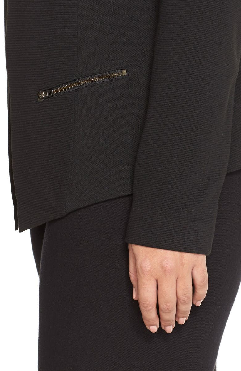 Sejour 'Jetsetter' Ottoman Knit Jacket, Alternate, color, 