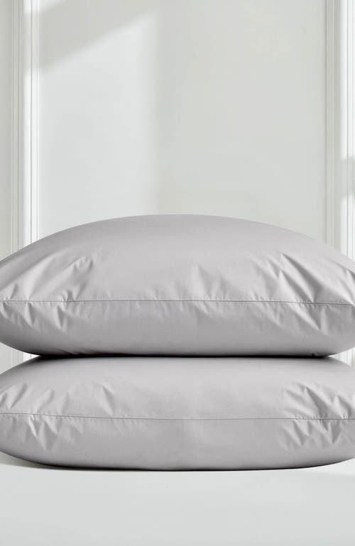 Italic Luxe Australian Sateen Pillowcase Set In Gray