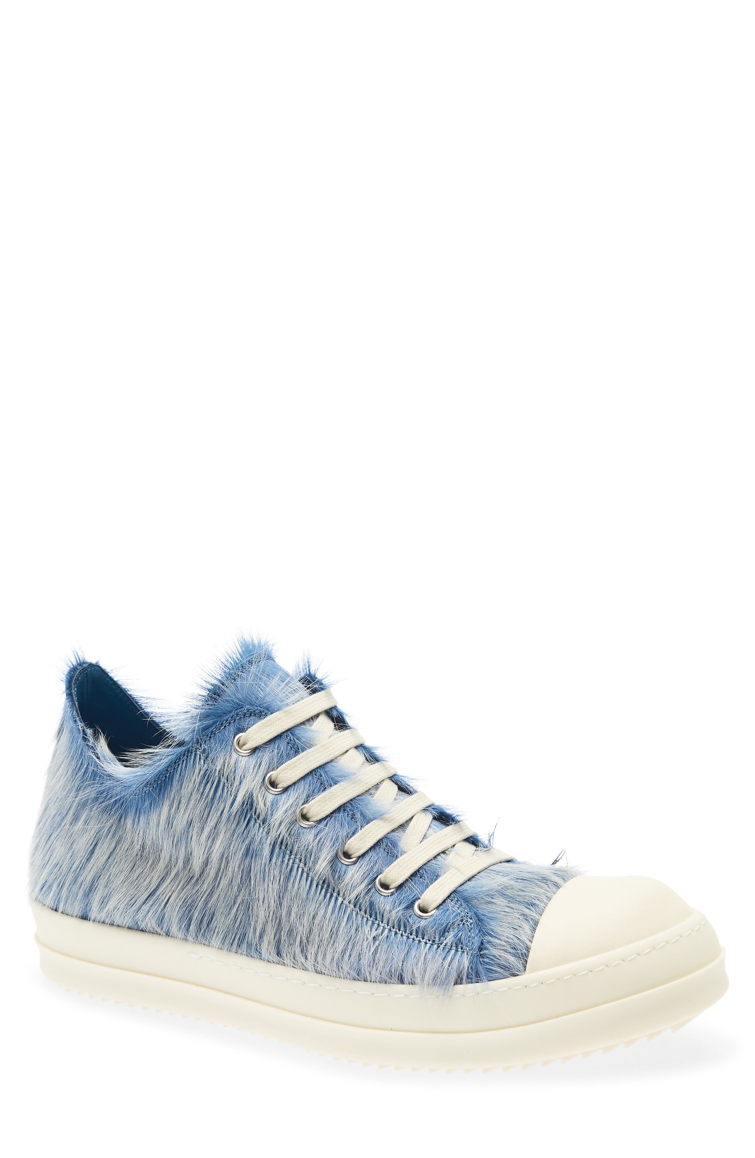 Low Sneaks Genuine Calf Hair Sneaker, Main, color, MELANGE/ MILK/ MILK