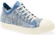 Rick Owens Low Sneaks Genuine Calf Hair Sneaker