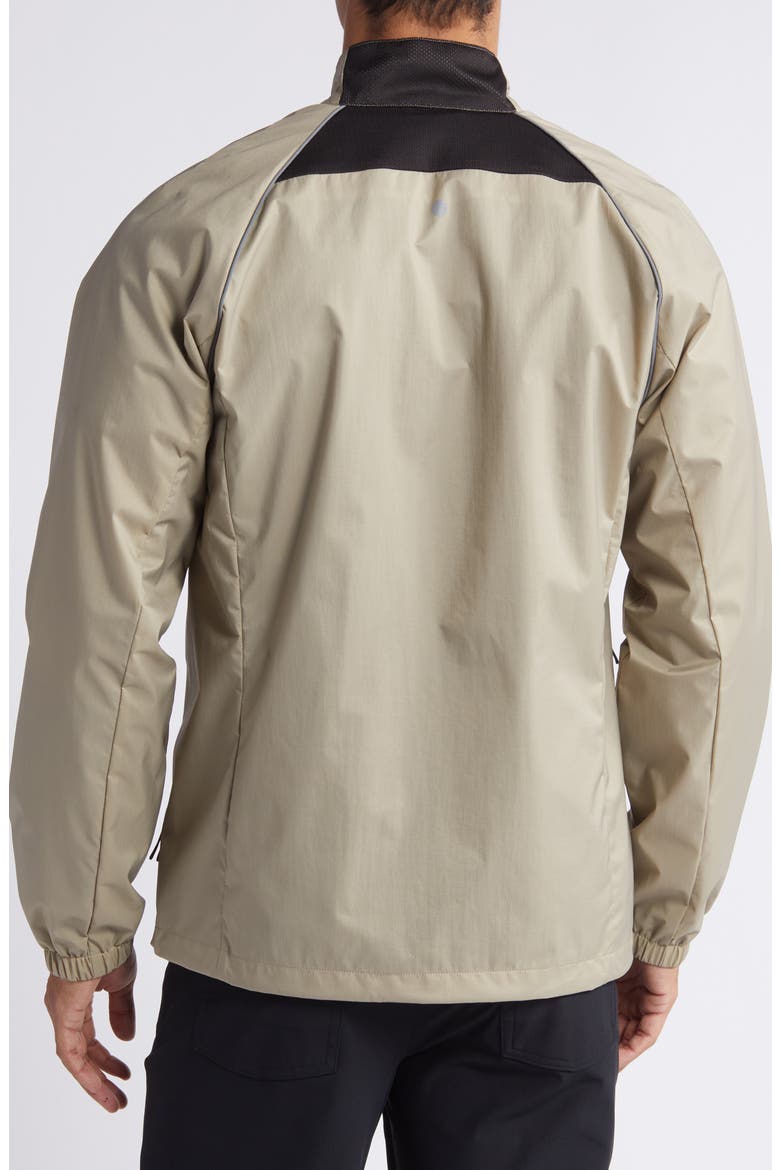 Nylon Shell Hybrid Jacket, Alternate, color, TAN ALUMINUM