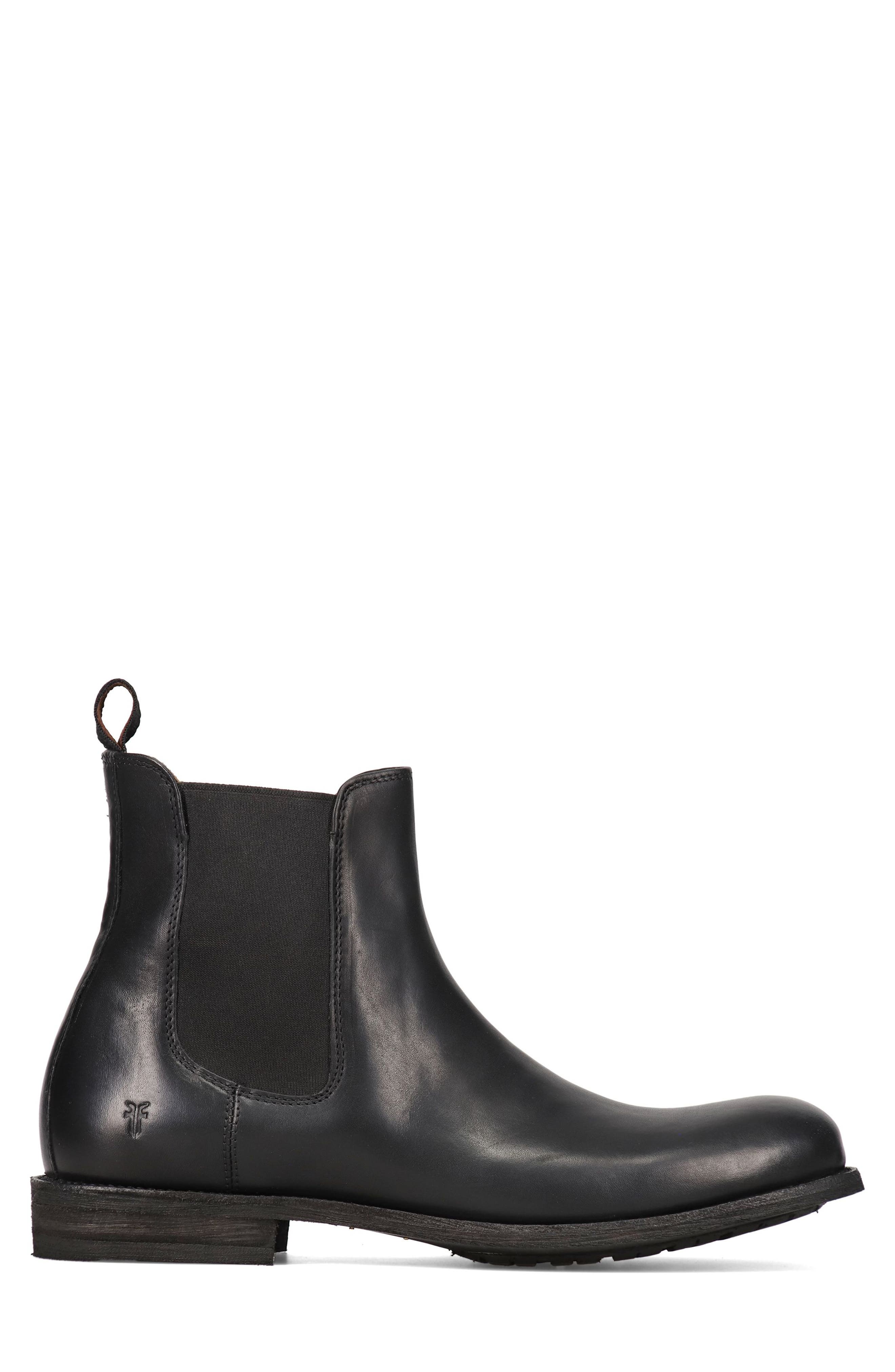 Frye Tyler Flex Chelsea Boot, Alternate, color, Black