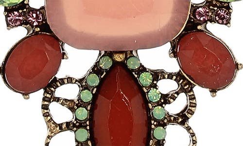 Olivia Welles Beila Collage Drop Earrings In Multi
