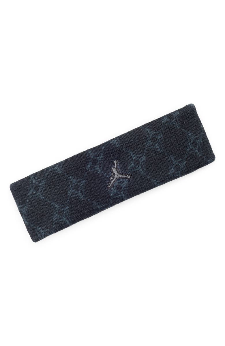 Jordan Jumpman Terry Headband, Main, color, Black/Off Noir/Iron