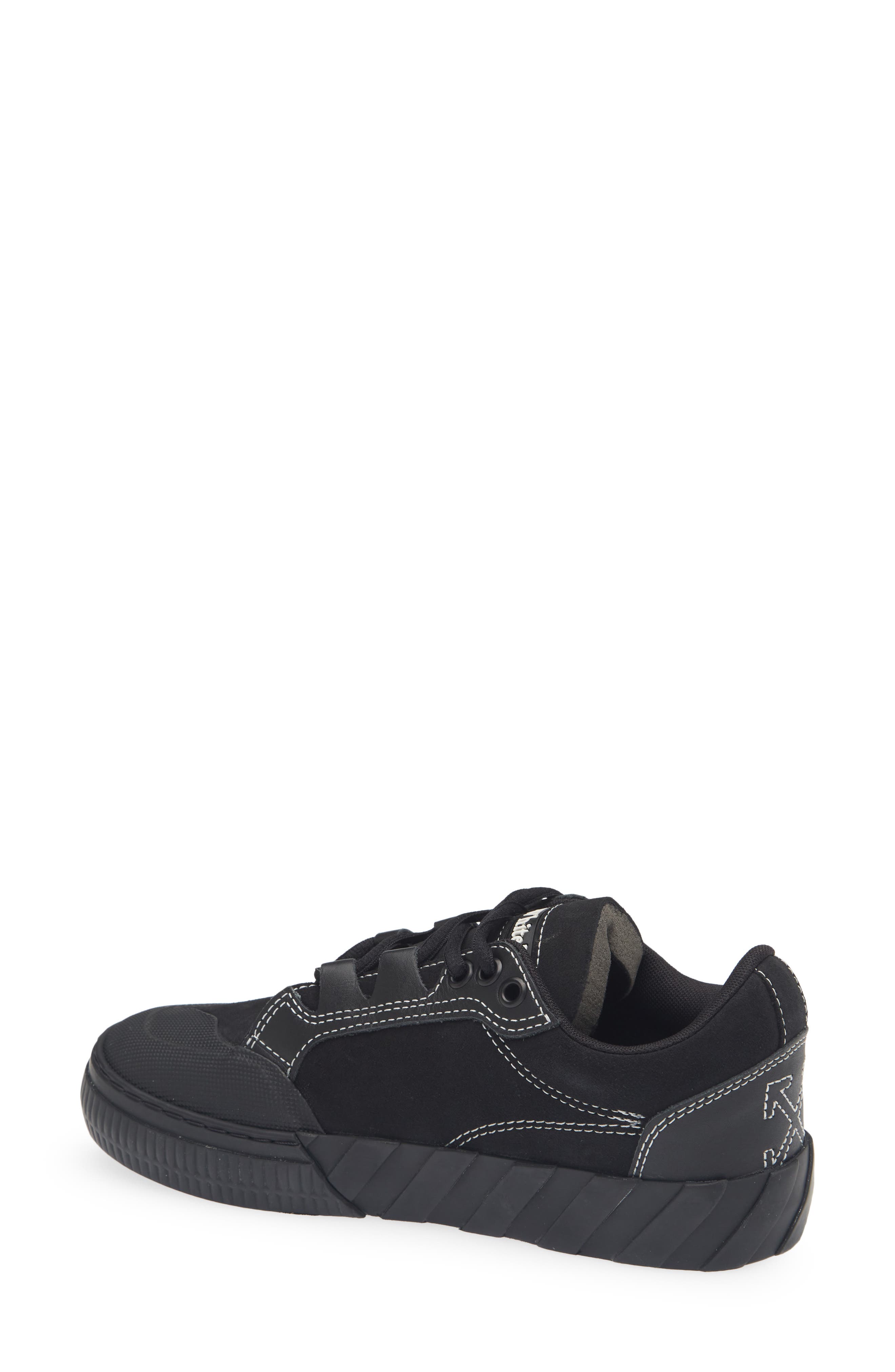 Off-White 779 Suede Vulcanized Sneaker, Alternate, color, Black - Black