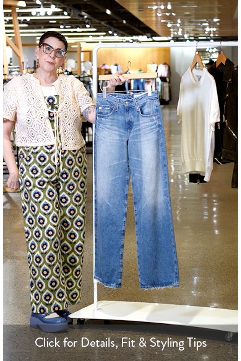 Adria Low Rise Baggy Wide Leg Jeans video