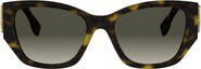 Fendi FF Diamonds 54mm Cat Eye Sunglasses