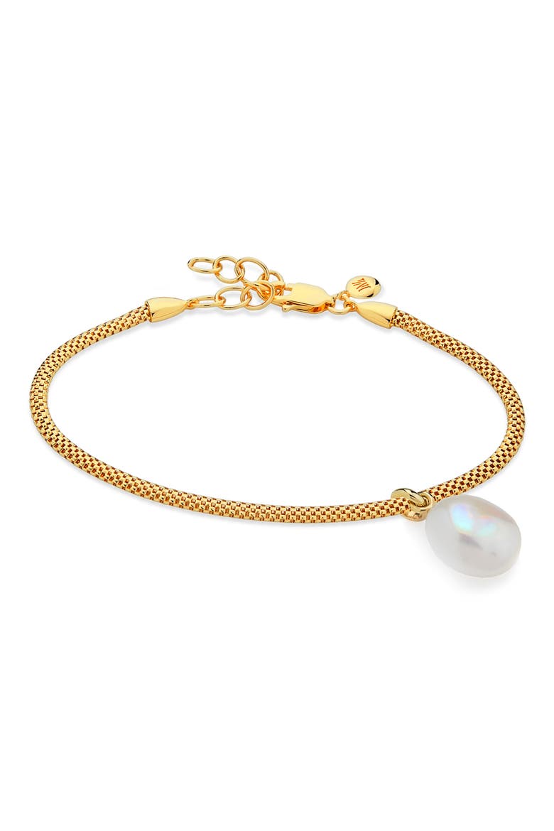 Heirloom Woven Fine Chain Bracelet, Alternate, color, YELLOW GOLD