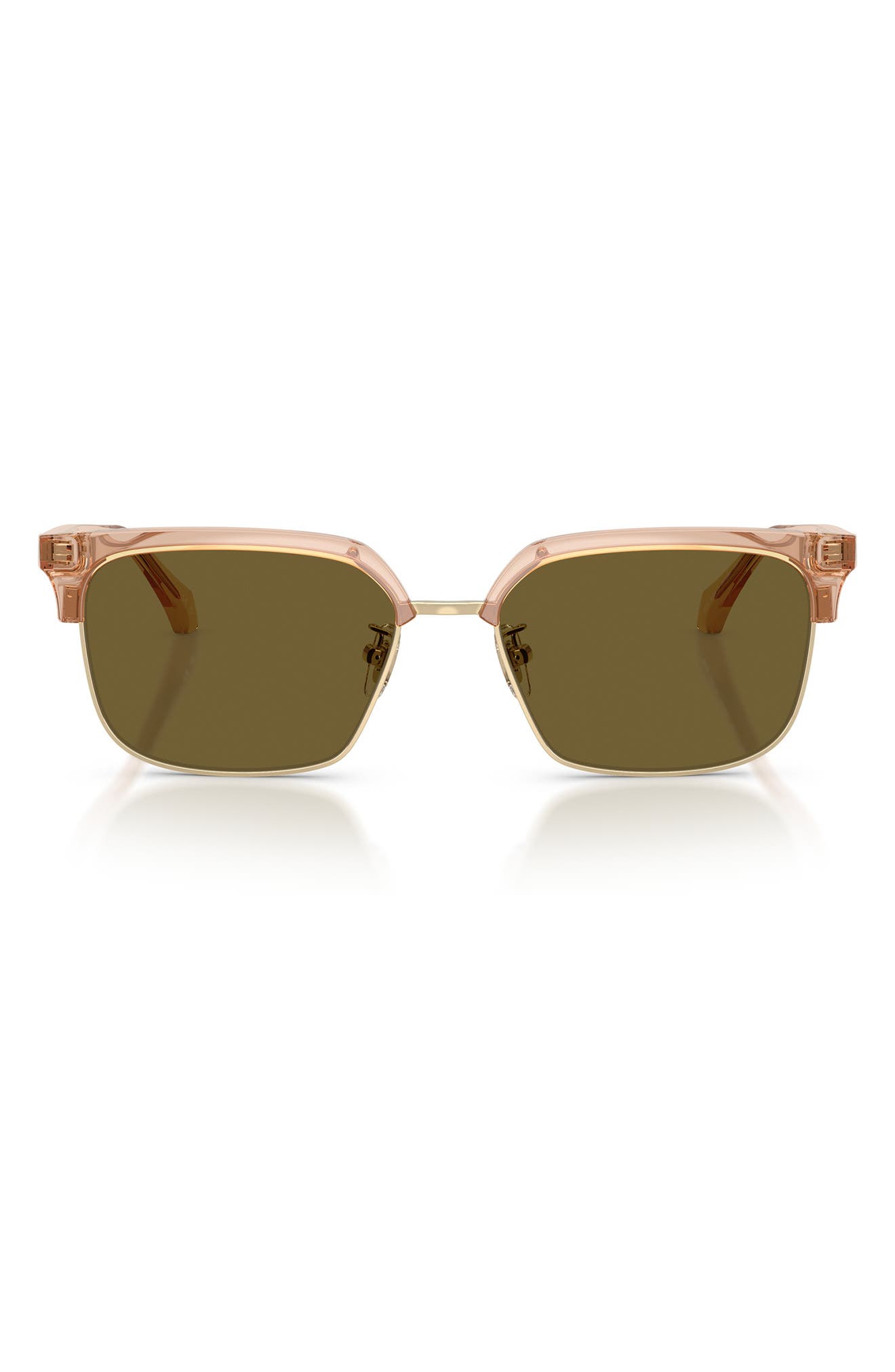 TRANSPARENT BROWN/ DARK BROWN
