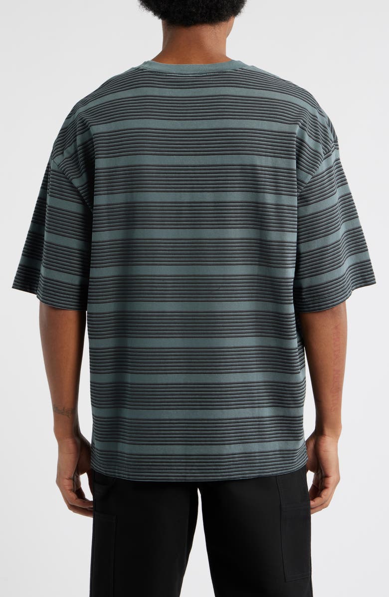 Carhartt Work In Progress Hanson Stripe Cotton Jersey T-Shirt, Alternate, color, Hanson Stripe, Kale Green