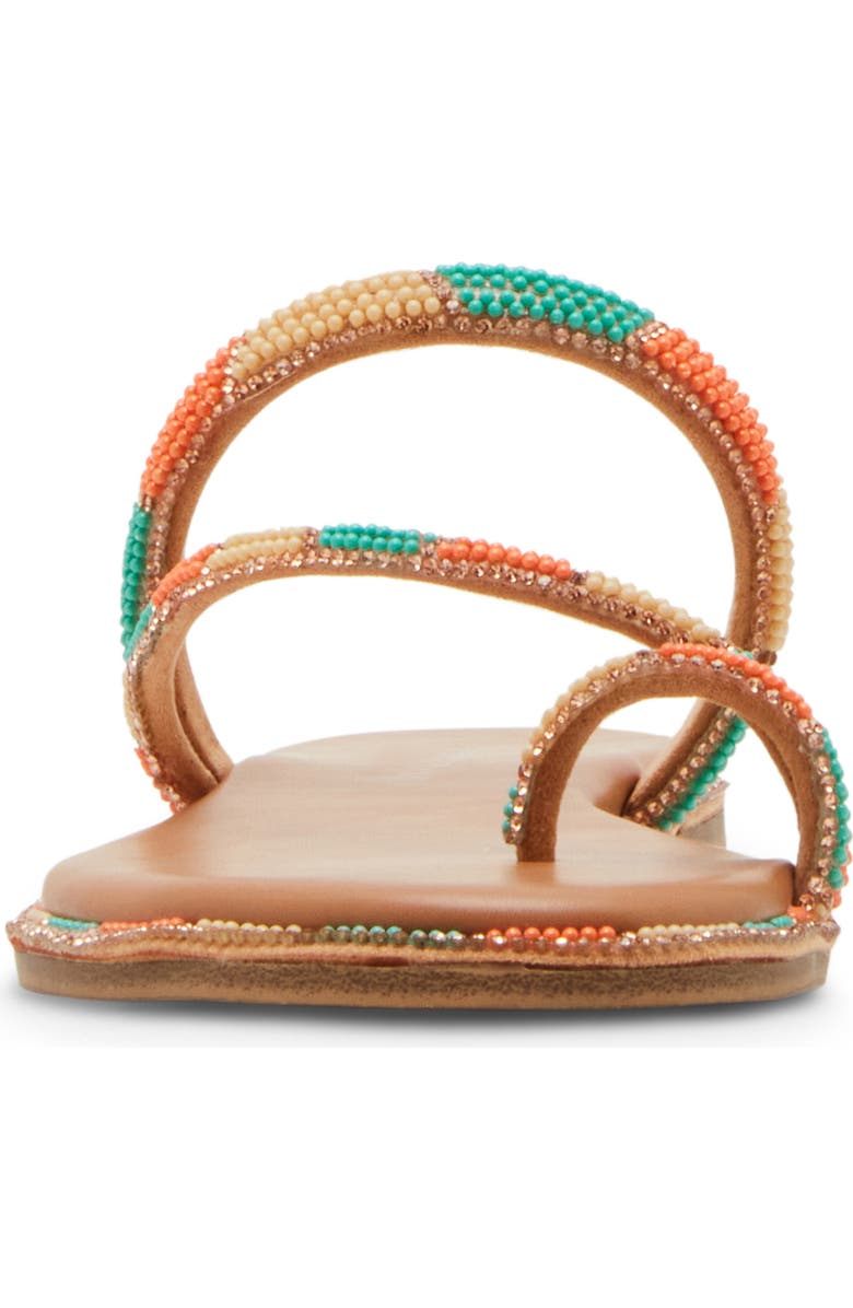 Madden Girl Spotlight Toe Loop Sandal, Alternate, color, Turquiose Multi