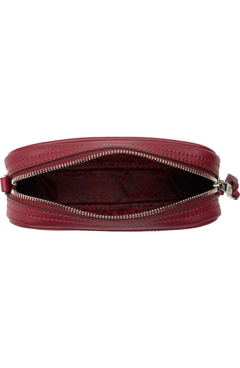Longchamp Mademoiselle Studded Small Crossbody Belt Bag, Alternate, color, Burgundy